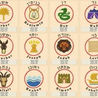 Symbols of the 12 or is it 13 tribes?